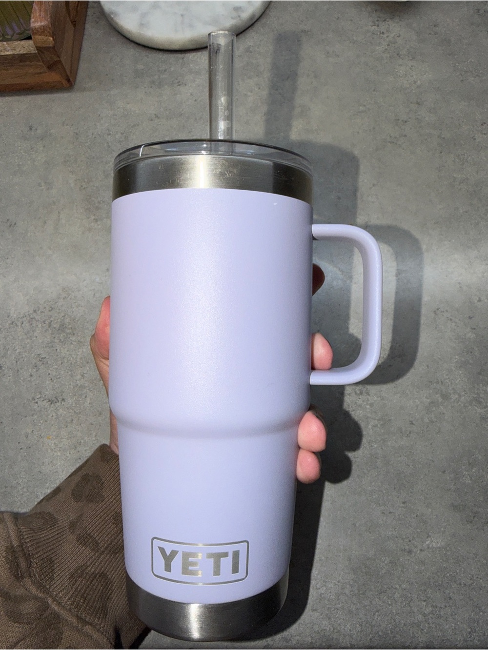 YETI Lilac Insulated Travel Mug with Handle